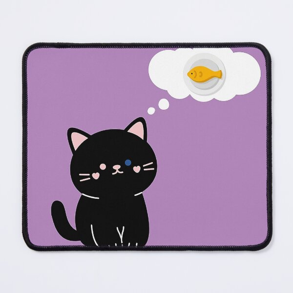 Item preview, Cat Thoughts Lavender - Poster designed and sold by clothingart8.
