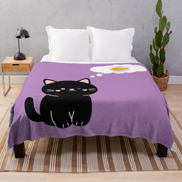 Item preview, Cat Thoughts Lavender - Poster designed and sold by clothingart8.