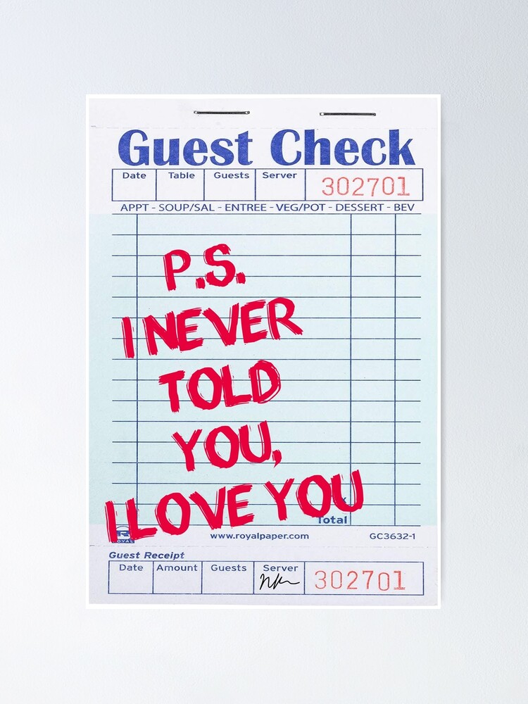 Thumbnail 1 of 3, Poster, p.s. - GUEST CHECK @NIKKISBLING_ designed and sold by nicolekap29.