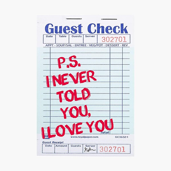 Item preview, p.s. - GUEST CHECK @NIKKISBLING_ designed and sold by nicolekap29.