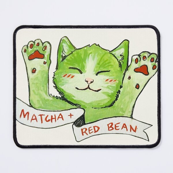 Item preview, Matcha and Red Toe Beans - Poster designed and sold by clothingart8.