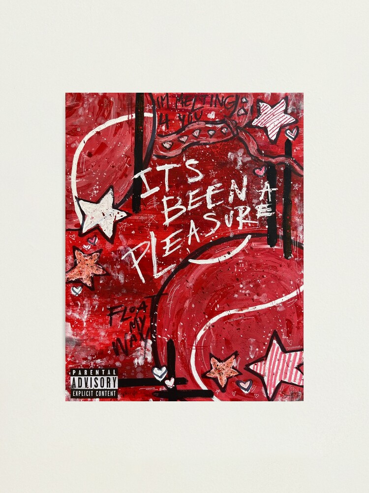 "waterparks album 5 funeral grey painting" Photographic Print for Sale by littlelostbujo Redbubble