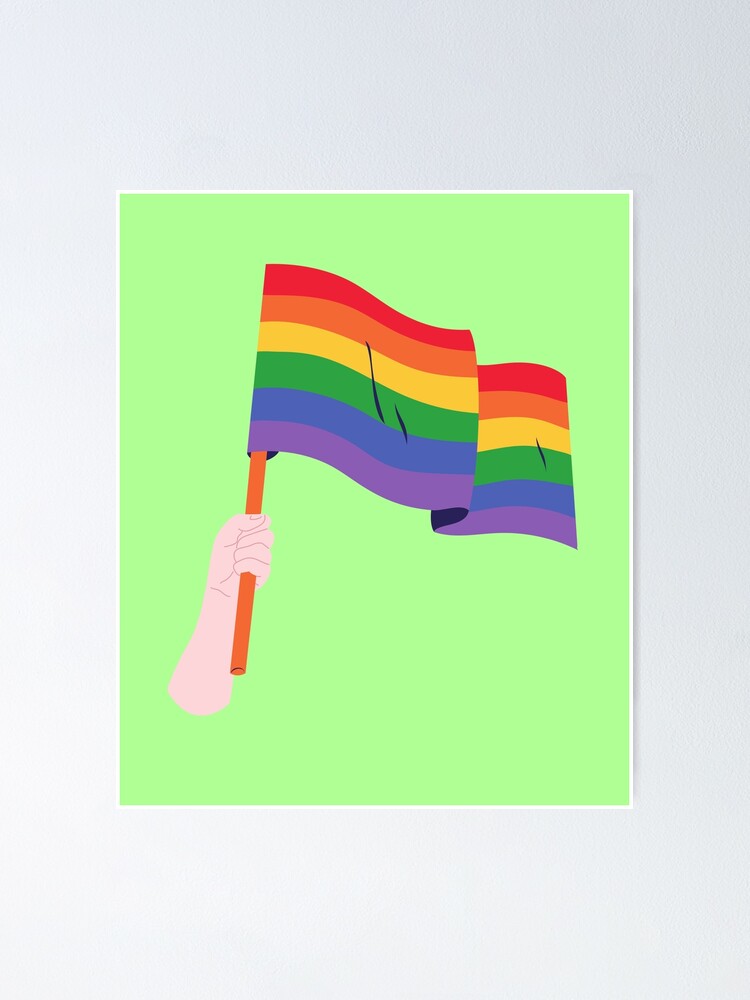 Gay Pride Month Lgbt Pansexual Rainbow Flag Poster For Sale By