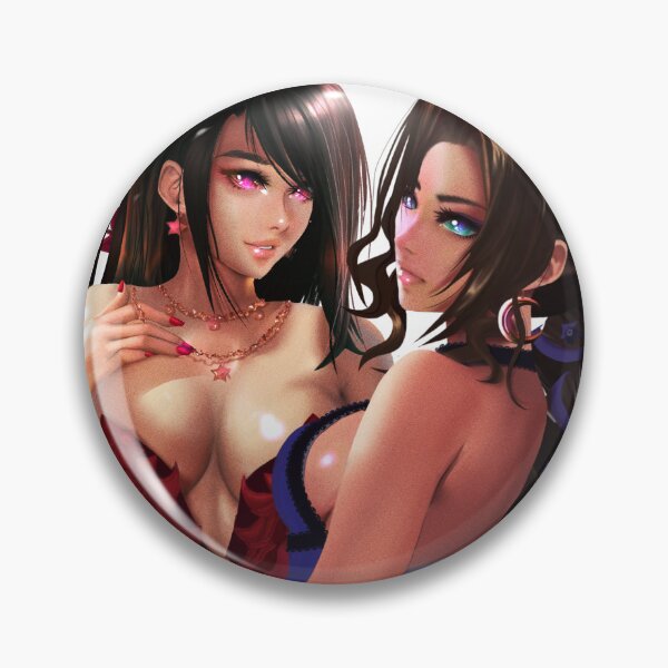 Item preview, Aerith and Tifa designed and sold by kittymiya.