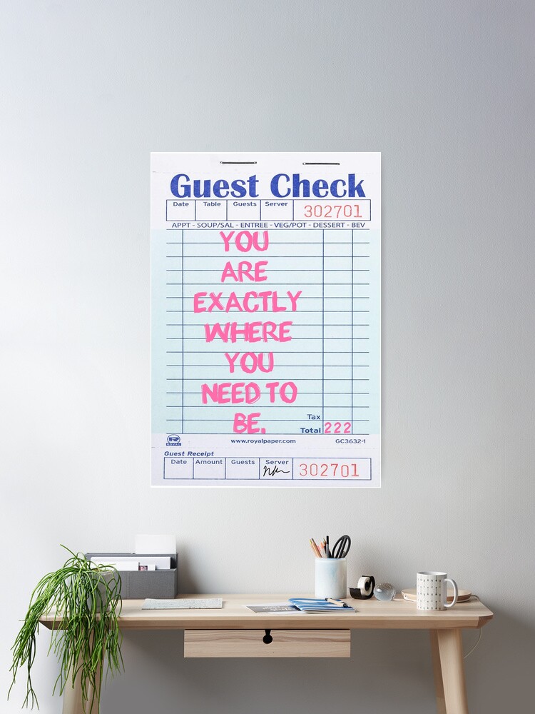 Thumbnail 2 of 3, Poster, 222 - GUEST CHECK @NIKKISBLING_ designed and sold by nicolekap29.