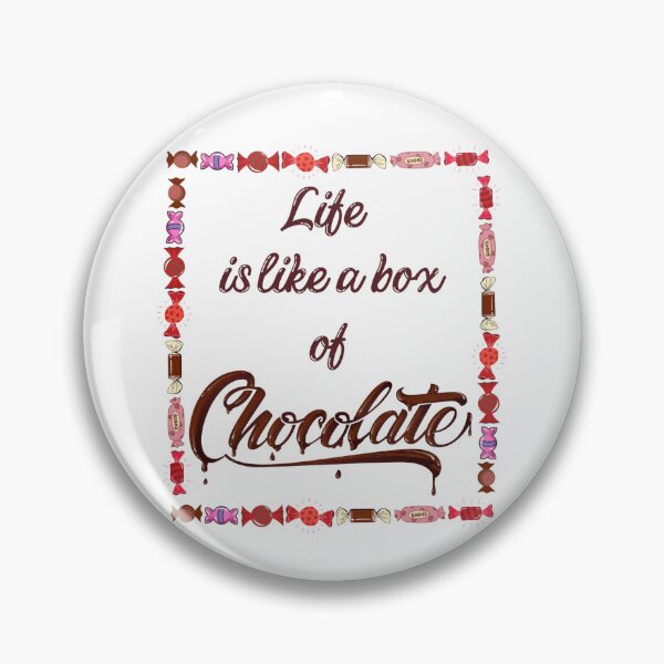 Item preview, Life is like a box of chocolate -funny and lovely  designed and sold by Happiness-pills.