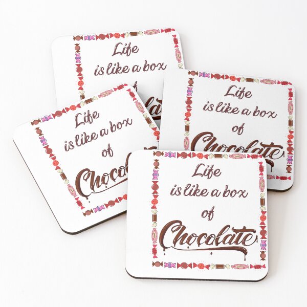 Item preview, Life is like a box of chocolate -funny and lovely  designed and sold by Happiness-pills.