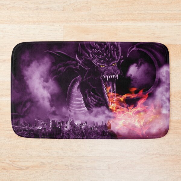 Item preview, Celtic Castle Dragon Flame in the Purple Moonlight designed and sold by Kim Andrews.