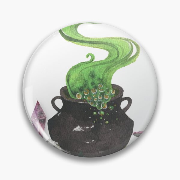 Item preview, Happy Halloween Witch Pot designed and sold by Dream Bloom Gallery.