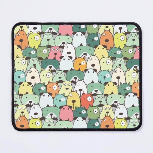 Item preview, Green Funny Dog Faces designed and sold by MameDesign.