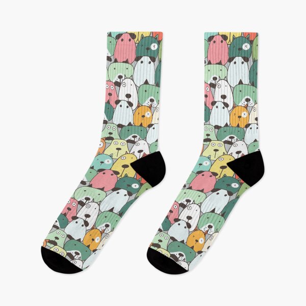 Item preview, Green Funny Dog Faces designed and sold by MameDesign.