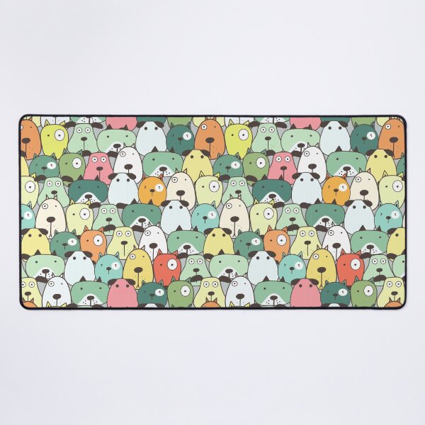 Item preview, Green Funny Dog Faces designed and sold by MameDesign.