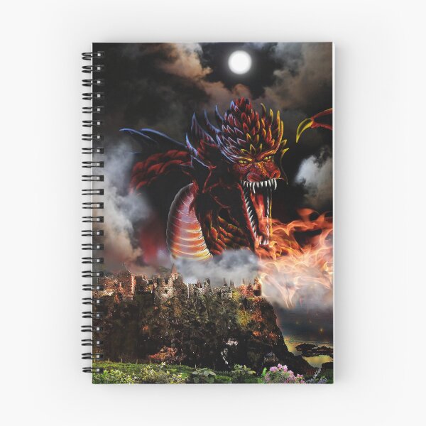 Item preview, Celtic Castle Dragon Flame in the Moonlight designed and sold by Kim Andrews.