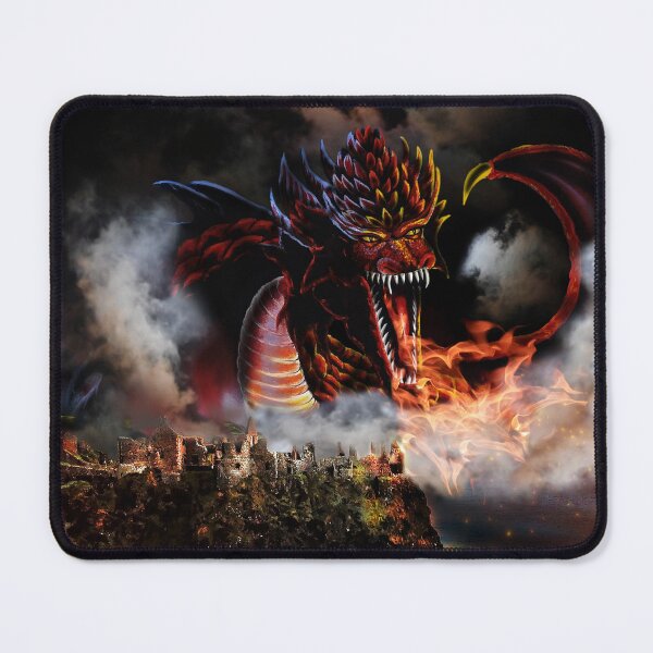 Item preview, Celtic Castle Dragon Flame in the Moonlight designed and sold by Kim Andrews.