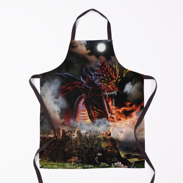 Item preview, Celtic Castle Dragon Flame in the Moonlight designed and sold by Kim Andrews.