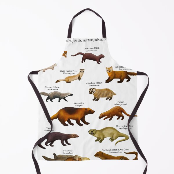 Artikelvorschau, Mustelids of North America (Wiesel, Otter, Nerze und mehr) - Poster entworfen und verkauft von clothingart8.