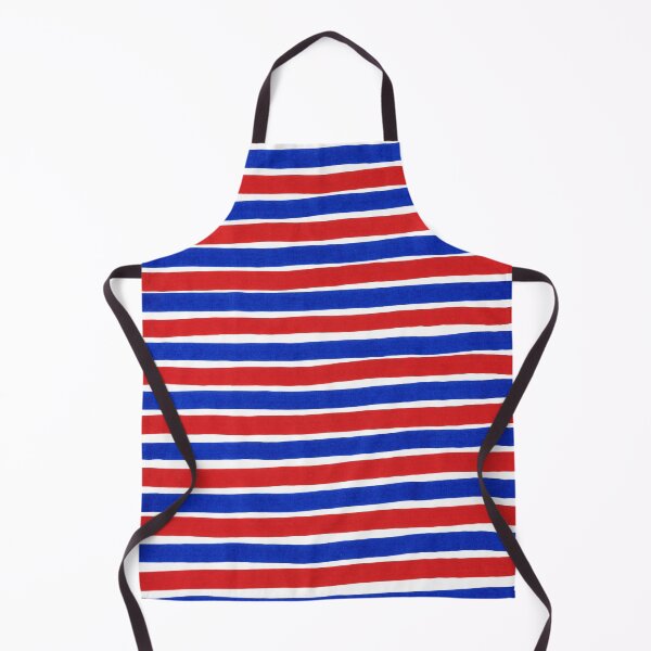 Item preview, Horizontal red, blue and white striped pattern - red, white and royal blue stripes designed and sold by patterncrow.