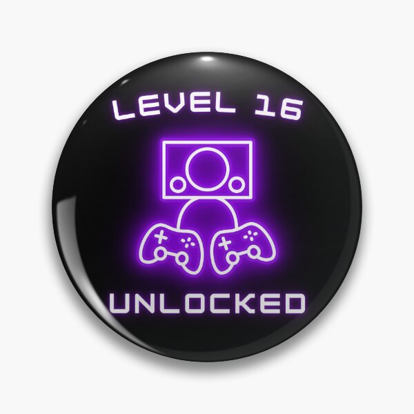 Item preview, Level 16 Unlocked 16th Birthday Gift for Video Gamers  designed and sold by amchtakkosa1.