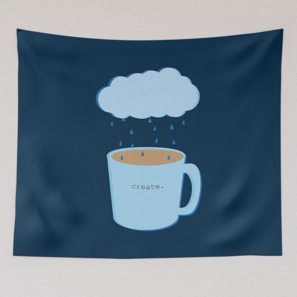 Item preview, Create. Rain Cloud Mug designed and sold by FullOfGrace Design Co..