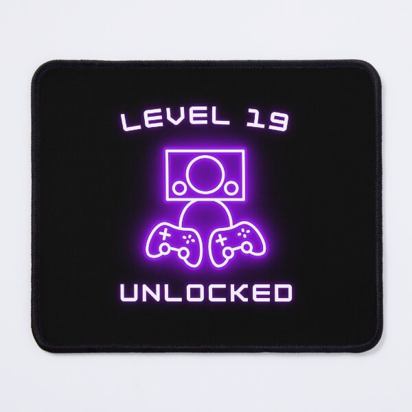 Item preview, Level 19 Unlocked 19th Birthday Gift for Video Gamers  designed and sold by amchtakkosa1.
