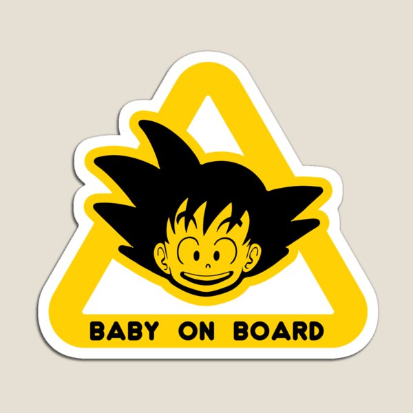 Item preview, Goku Baby On Board designed and sold by Sakuga Drip.