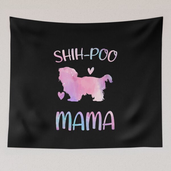 Item preview, Shih-Poo Mom Shirt, Watercolor Dog Mom, Shih-Poo dog Mama mother, Shih-Poo Owner Mom Chritmas Birthday Gift designed and sold by xlnv.