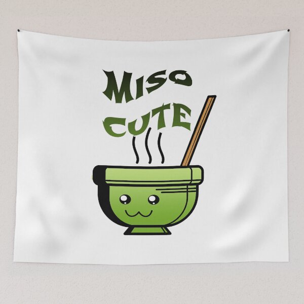 Item preview, Adorable Miso Cute Kawaii Asian Food Bowl designed and sold by CreativeCranium.