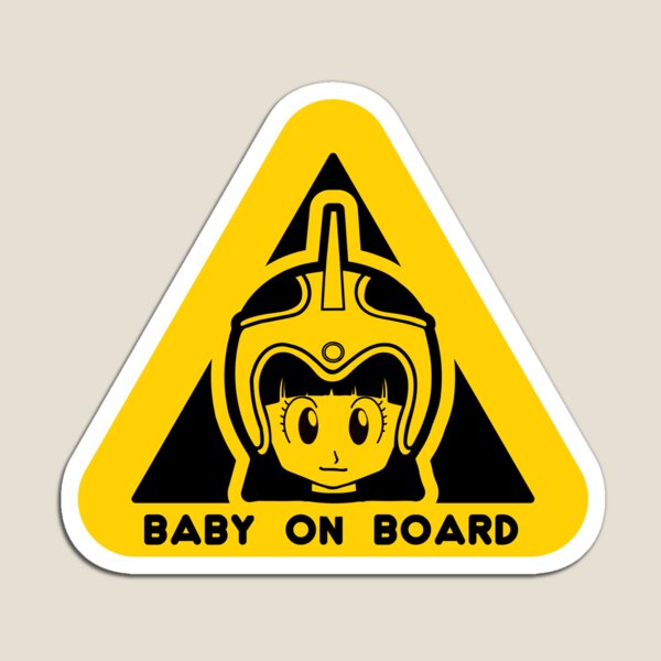 Item preview, Chichi Baby On Board Black Background  designed and sold by Sakuga Drip.