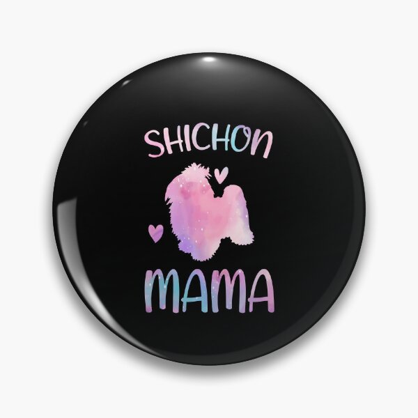 Item preview, Shichon Mom Shirt, Watercolor Dog Mom, Shichon dog Mama mother, Shichon Owner Mom Chritmas Birthday Gift designed and sold by xlnv.