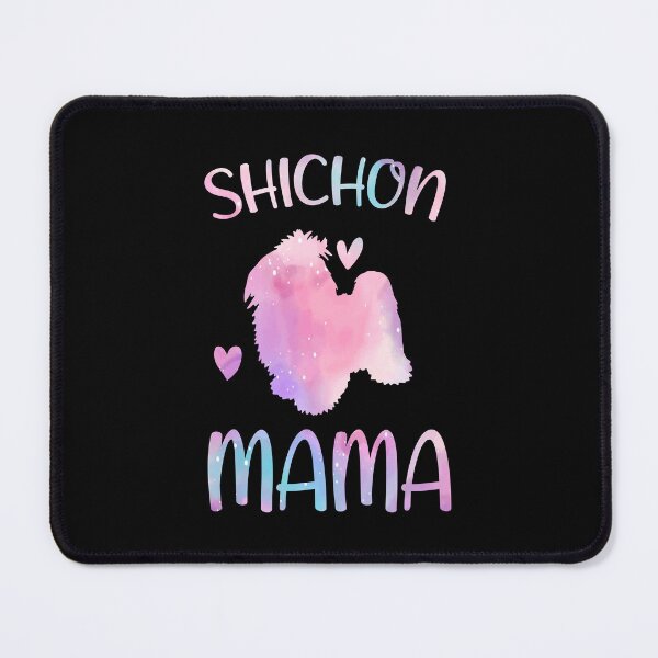 Item preview, Shichon Mom Shirt, Watercolor Dog Mom, Shichon dog Mama mother, Shichon Owner Mom Chritmas Birthday Gift designed and sold by xlnv.