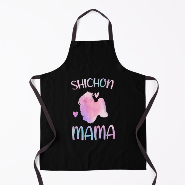 Item preview, Shichon Mom Shirt, Watercolor Dog Mom, Shichon dog Mama mother, Shichon Owner Mom Chritmas Birthday Gift designed and sold by xlnv.