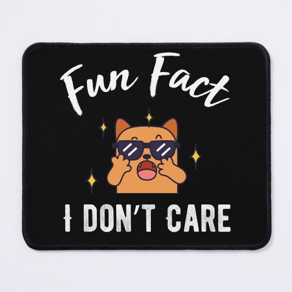 Item preview, Fun Fact I Don't Care  - Funny  cat  quote designed and sold by Raiko-art.
