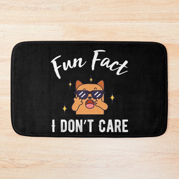 Item preview, Fun Fact I Don't Care  - Funny  cat  quote designed and sold by Raiko-art.