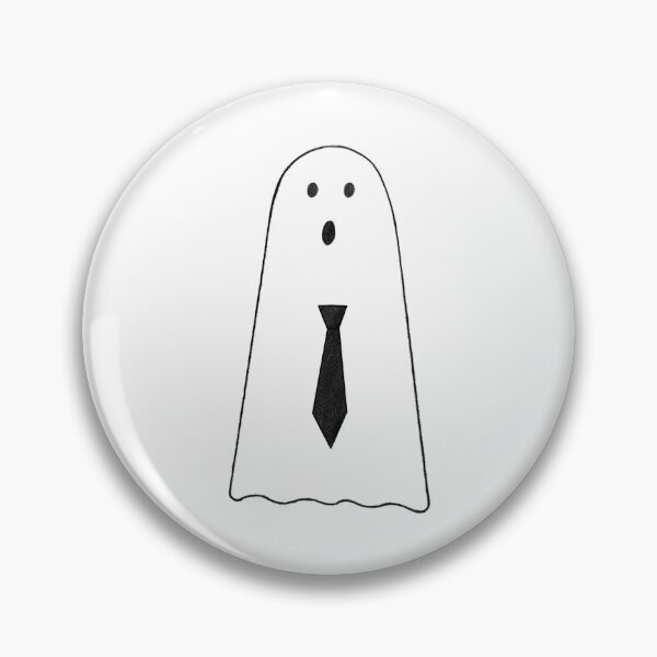 Item preview, Ghostie - Black Necktie designed and sold by gennyevans.