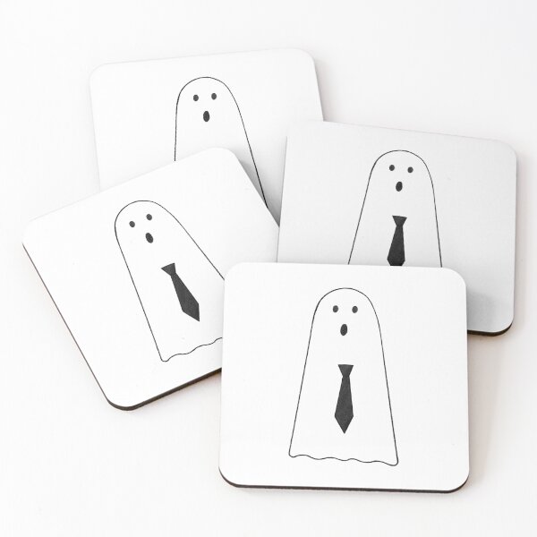 Item preview, Ghostie - Black Necktie designed and sold by gennyevans.