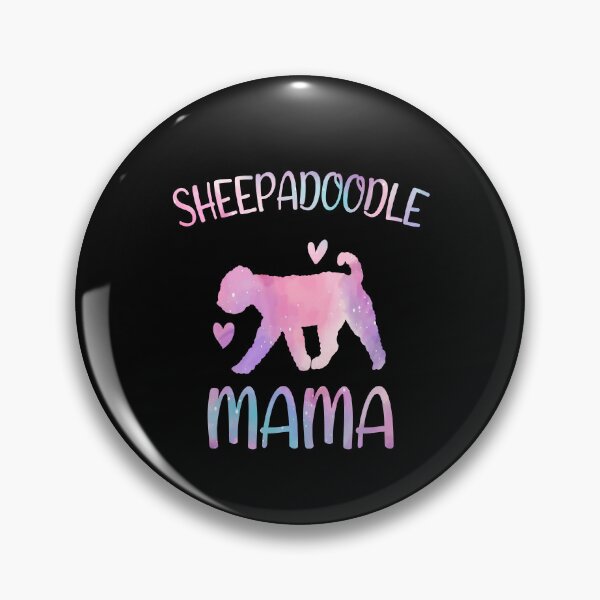 Item preview, Sheepadoodle Mom Shirt, Watercolor Dog Mom, Sheepadoodle dog Mama mother, Sheepadoodle Owner Mom Chritmas Birthday Gift designed and sold by xlnv.