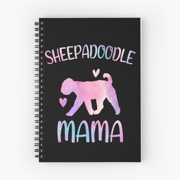 Item preview, Sheepadoodle Mom Shirt, Watercolor Dog Mom, Sheepadoodle dog Mama mother, Sheepadoodle Owner Mom Chritmas Birthday Gift designed and sold by xlnv.