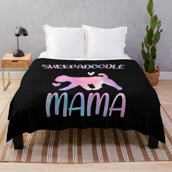 Item preview, Sheepadoodle Mom Shirt, Watercolor Dog Mom, Sheepadoodle dog Mama mother, Sheepadoodle Owner Mom Chritmas Birthday Gift designed and sold by xlnv.