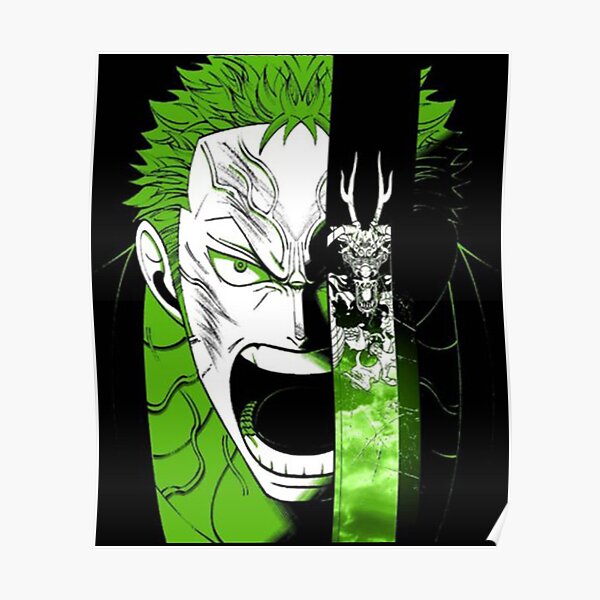 "roronoa zoro one piece" Poster for Sale by MoElArt Redbubble