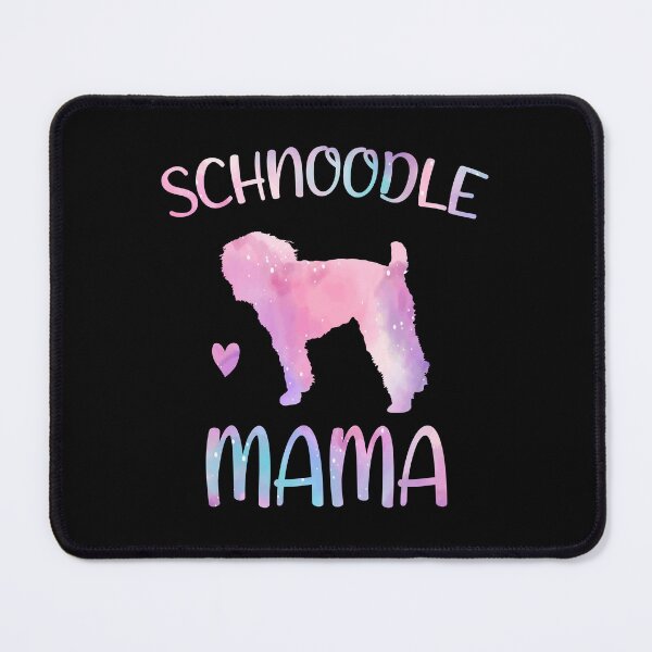 Item preview, Schnoodle Mom Shirt, Watercolor Dog Mom, Schnoodle dog Mama mother, Schnoodle Owner Mom Chritmas Birthday Gift designed and sold by xlnv.