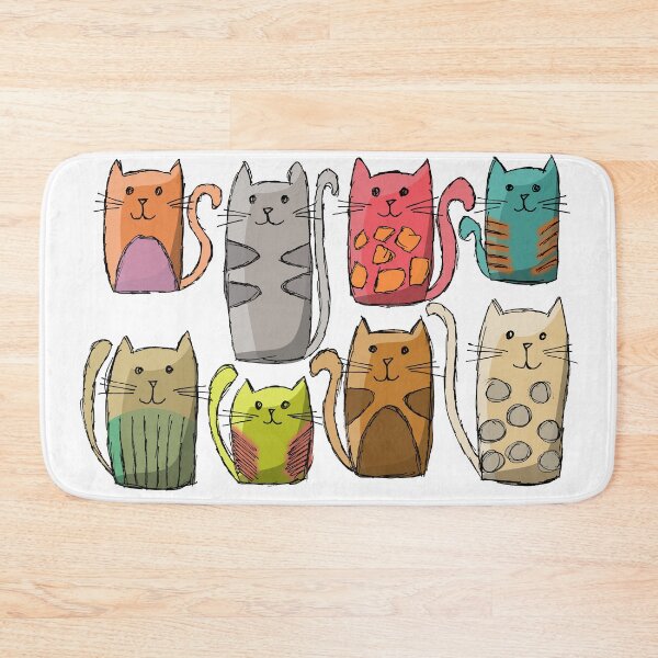 Item preview, cute and funny colorful kittens designed and sold by 20 Bucks.