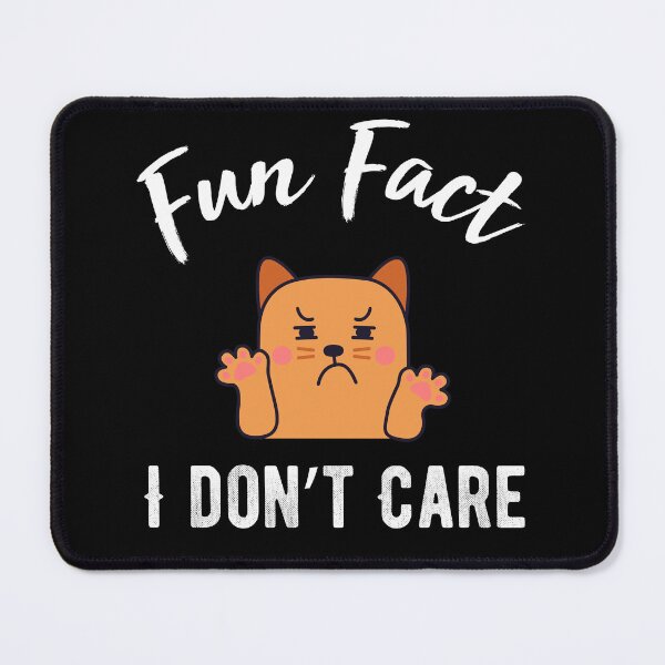 Item preview, Fun Fact I Don't Care  - Funny  cat  quote designed and sold by Raiko-art.