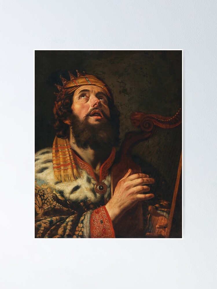 King David Playing the Harp | Gerard van Honthorst | 1622