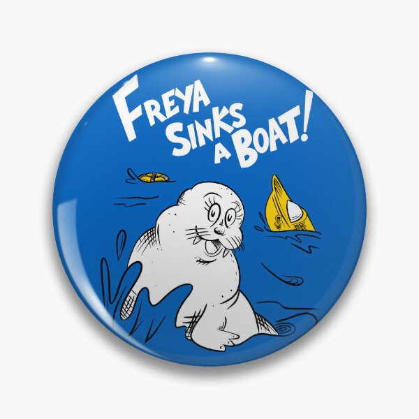 Item preview, Freya the Walrus - Freya Sinks a Boat designed and sold by abowersock.
