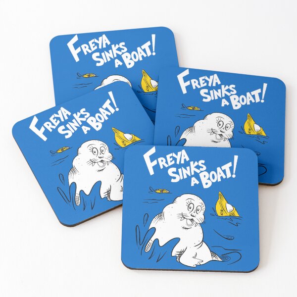 Item preview, Freya the Walrus - Freya Sinks a Boat designed and sold by abowersock.