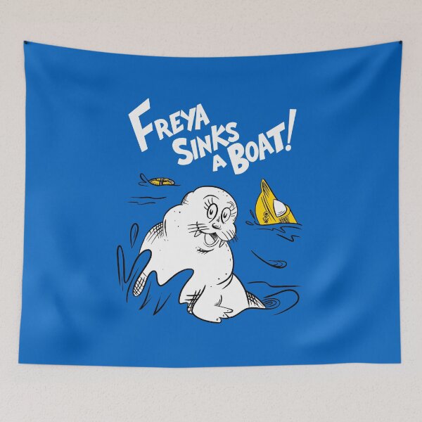 Item preview, Freya the Walrus - Freya Sinks a Boat designed and sold by abowersock.