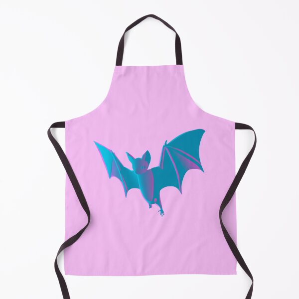 Item preview, a cartoon bat holding its wings out, vaporwave style of the 90s, pastel color palette designed and sold by wavelengthss.