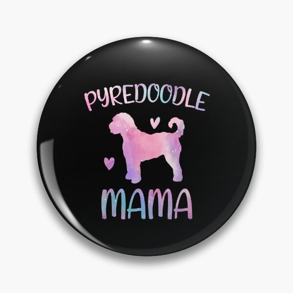 Item preview, Pyredoodle Mom Shirt, Watercolor Dog Mom, Pyredoodle dog Mama mother, Pyredoodle Owner Mom Chritmas Birthday Gift designed and sold by xlnv.