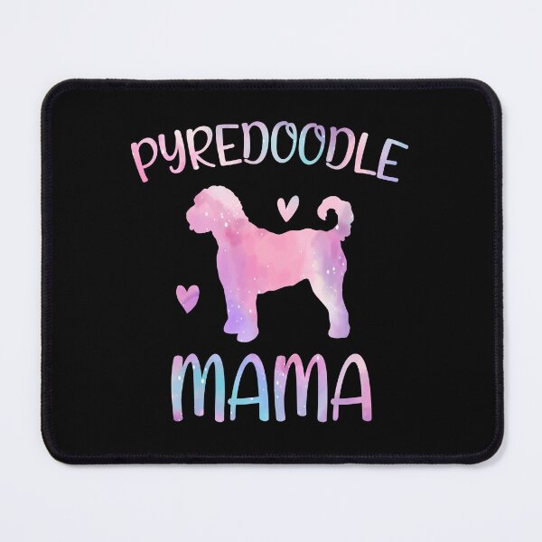 Item preview, Pyredoodle Mom Shirt, Watercolor Dog Mom, Pyredoodle dog Mama mother, Pyredoodle Owner Mom Chritmas Birthday Gift designed and sold by xlnv.