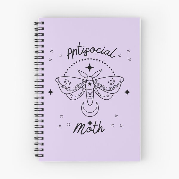 Item preview, Antisocial moth designed and sold by BlkBearyDesigns.